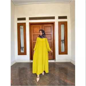 Maryam Dress aufa Bahan cotoon Premium Size M - L - XL - XXL / Gamis Murah 2025 busui jumbo