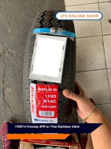 195R14 8PR Fronway w/ Free Stainless Valve