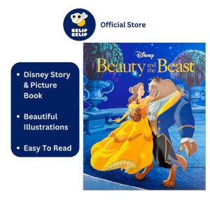 Disney Beauty & The Beast Picture Story Book Easy To Read With Beautiful Illustrations For Kids