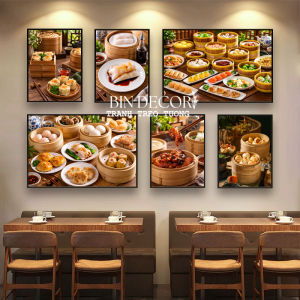 Tranh treo tường dimsum trang trí decor quán ăn nhà hàng TT103
