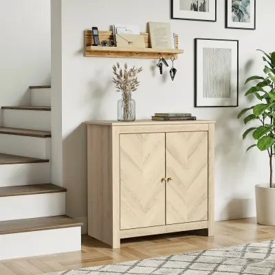 Synergy House ZINNIA 2 DOOR ACCENT CABINET | Sideboard | Display Cabinet | Storage | Export Quality