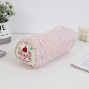 INTOONE Màu hồng Túi đựng bút Sức chứa lớn Cảm ứng mềm Hộp bút Đa chức năng Hộp Bút Chì Quà Tặng sinh viên