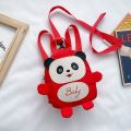 TSEVD Anti-lost Panda Children Backpack Mini Cartoon Children School Bag Simple School Bag Kindergarten Backpack Kids. 