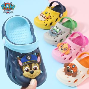 Paw Patrol เด็กน่ารักรองเท้าสำหรับสวนการ์ตูนรองเท้าแตะ Clogs เด็กรองเท้าแตะชายหาด