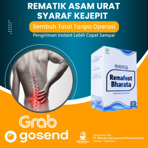 Obat Asam Urat Rematik - Syaraf Kejepit Super Ampuh Remafost Bharata Original - Obat Persendian