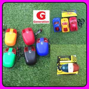 Bel sepeda anak / klakson model mobil dan model polisi Eterna