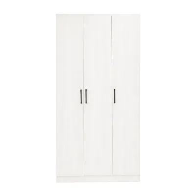 LivingMall Percy Premium 2 Feet 2 Doors / 3 Feet 3 Door Wardrobe Laminated Back Panel