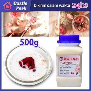 500Gr Silica Gel Powder | Pengawet Bunga Segar | Kemasan Toples