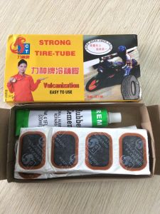 Miếng vá săm xe đạp xe máy (Hộp bao gồm 1 tuýp keo+ 48 miếng vá)