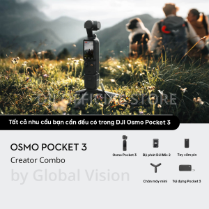 DJI Osmo Pocket 3 | Camera cầm tay bỏ túi nhỏ gọn quay video vlog sắc nét 4K 120fps (DJI OP 3 Vlog Camera)