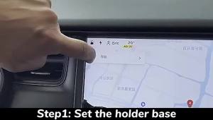 Car Phone Holder for 2016- Tesla Model X and 2012- Model S SUV Auto Accessories Navigation Bracket Interior Decoration Mobile Cell Phone Mount