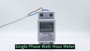 COD DDS1108 Digital Electric Meter Power Energy Single Phase Backlight LCD Display Lampu Latar Rumah Hostel Aircond