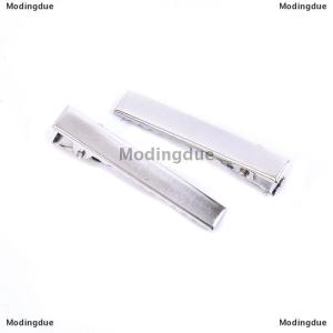 [COD] Modingdue 50pcs Metal Alligator Hair Clips Bow Teethed Barrette Crocodile Clamp DIY Clip