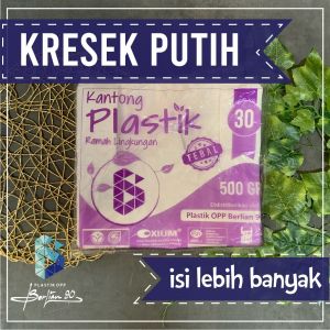 Kantong Plastik Kresek Putih Ramah Lingkungan Oxium Medium No 30