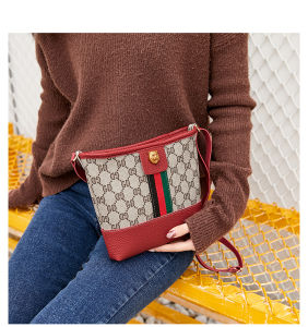 Tas Selempang Wanita Monogram Shoulder Sling Bag Fashion Style Cewek Kekinian Perempuan COD T69