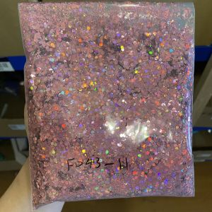 50g Laser Resin Mixed Hexagon Sequins Holographic Nail Glitter Shiny Red Mermaid Nail Decoration Accessories Bulk wholesale FD43 h260819