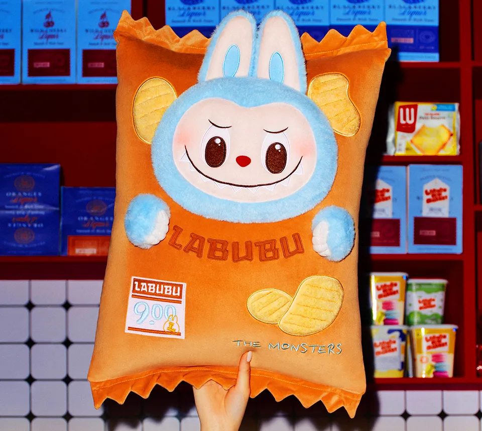 POP MART THE MONSTERS Wacky Mart Series Labubu - Pillow (Chips