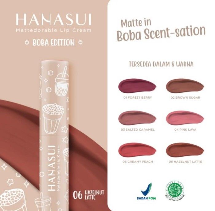 Hanasui%20Mattedorable%20Lip%20Cream%20Boba%20Edition%20Netto%204Gr%20-%20Image%207