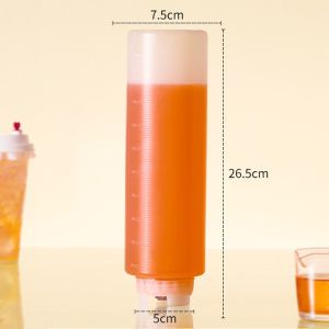 ZENO Nhựa Chai nước sốt bóp Dung lượng lớn 360/700/1000ml Bình đựng sốt cà chua Sốt cà chua Bếp dã ngoại