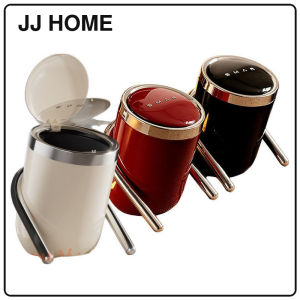 【JJ HOME】Minimalist Slanted Opening Trash Bin 12L | Lazy-Friendly Flip Top Garbage Can