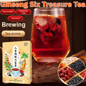 Ginseng Six Treasure Tea Nourish Nutritional Tea Genuine Raw Materials Nutritional Benefit Goji Tea Bag For Men