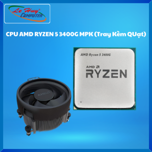 Bộ Vi Xử Lý - CPU AMD Ryzen 5 3400G MPK (Tray Kèm Quạt) - Hàng Chính Hãng