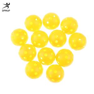 DP🔊🔥🔥🔥 10pcs ลูกกอล์ฟในร่มกลางแจ้ง whiffle Airflow Golf Practice Training balls