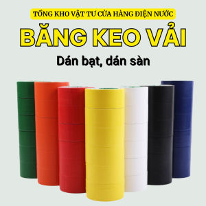 Băng keo vải đủ màu sàn bạt bao tải siêu chắc khổ 5cm 1 cây 6 cuộn - Sản phẩm chất lượng cao