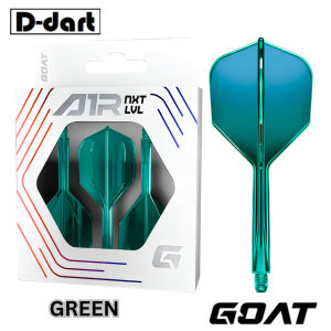 GOAT A1R DARTS FLIGHT - No 6 SHAPE XFLEX AIR Precision Moulded Integrated Dart Flights Shafts 3Pcs/Pack
