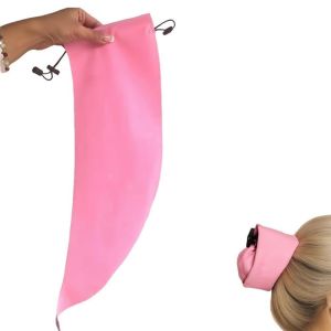 SWEET TIM ป้องกันอย่างมีสไตล์ ปลอกผมกันน้ำ ปรับได้ รักษาผมให้แห้ง ผ้าคลุมผมยาว ป้องกันการซึมผ่านของความชื้น นำกลับมาใช้ใหม่ได้ หมวกป้องกันผม ผลิตภัณฑ์ดูแลเส้นผม