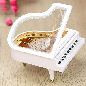 Amazthing Piano Shape Music Box/ Kotak Musik (S L size) Birthday Christmas Gift Home Decoration 钢琴音乐盒