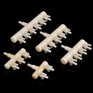 METALIX 1Pcs 2/3/4/5/6Way Aquarium Air Pump Hose Splitter Multi Way Distributor Independent Control Switch Oxygen Pipe Distributor Durable Valve Accessories Fish Tank Aeration Tube for Aquarium Air Pump