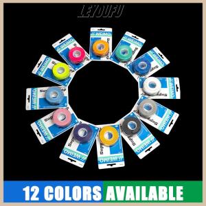 LEYOUFU 3pcs Pack Badminton Hand Rubber Wrap Around Handle With Anti-Slip Sweatband Grip Handle Leather Badminton Hand Rubber