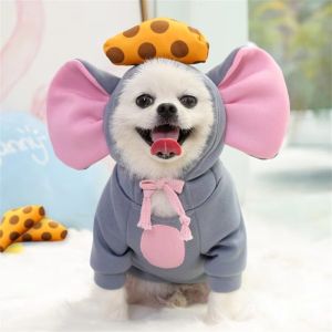 LONGB Lông cừu Trang phục hóa trang cho thú cưng Mùa đông Chống gió Quần áo giữ ấm cho chó Thời trang Hài hước Quần áo thú cưng dành cho chó nhỏ và vừa