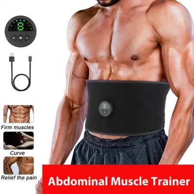 EMS Electric Muscle Stimulator Abs Waist Fitness Vibrating Belt Abdominal Muscle Trainer Weight Loss Slimming Massager-152c4c8b