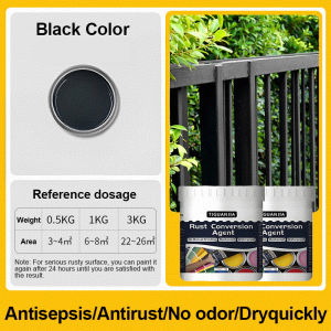 Universal Anti Rust Paint for Metal 1000ml Cat Anti Karat Besi Rust Converter Primer for Iron