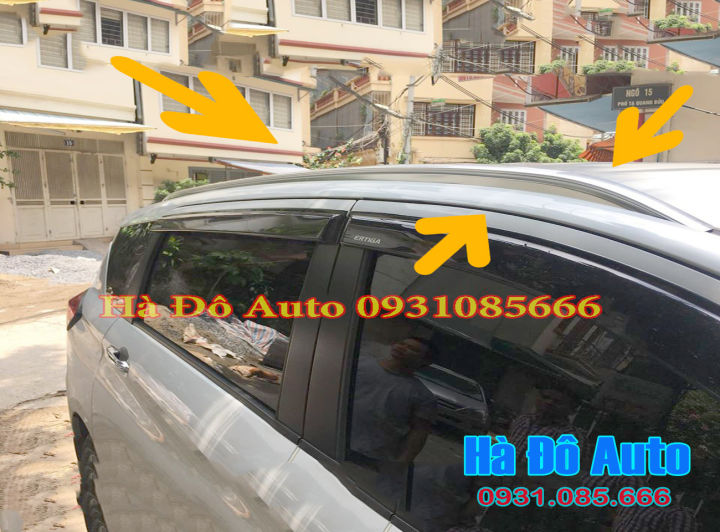 Giá Nóc Dọc Suzuki Ertiga 2019 2020 2021 2022 2023 Hợp Kim Nhôm Loại Dán Sát Trần - Giá Nóc Ertiga 2019/2023