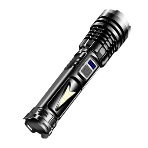 Flashlight Waterproof Rechargeable Tactical Outdoor Patrol Gear USB Telescopic Focus German heavy-duty outdoor 1000m ultra long distance zoom 8000lm type-c flash charging 300h ultra long endurance laser light
