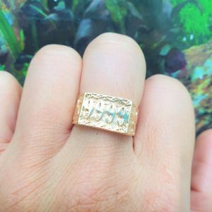 Nhẫn Nam Kiểu Đơn 4 Số 9 Vonfram Cao Cấp- Dùng vĩnh cữu tắm rửa không phai màu- Thoáng khí không kiêng mồ hôi (Có ký hiệu-Không phai màu)