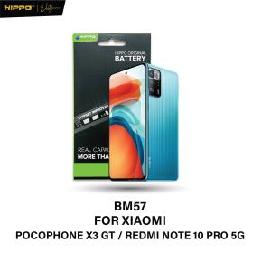Hippo Baterai Xiaomi BM57 Baterai 5000mAh untuk Pocophone X3 GT / Redmi Note 10 Pro 5G dengan Double IC Protection Garansi resmi 1 Tahun