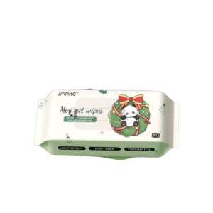 Tissue Basah Mini 1 Bungkus isi 8 lembar / Wet Wipes Travelling / Tisu Basah
