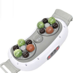 Hiệu Qủa Bất Ngờ Để Có Được Eo Thon? Máy Massage Bụng Thương Hiệu Emma Mart Với 2 Vòng Xoay Đá Nóng Himalaya Đai Mát Xa Bụng Lưng Tặng Kèm 1 Chai Tình Dầu Gừng  & 5 Viên Ngải Cứu
