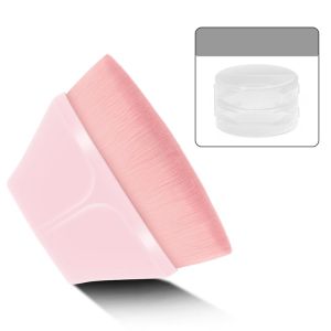 Petal Traceless Magic Makeup Brush Flat-Head Powder Free Concealer Brush Portable Foundation Soft Makeup Brush Facial Cosmetic Tool