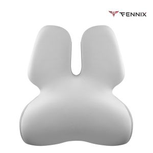 Fennix Ergocushion รุ่น rabbit ergo เบาะรองหลังเพื่อสุขภาพ ทรงสูง นุ่มคืนตัวดีมาก บรรเทาปวดหลังได้ดี