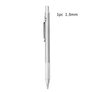 【BIG SALE】0.3/0.9/1.3/2.0mm Metal Mechanical Pencil Set Student Automatic Pen HB Pencil Full Metal Art Drawing Painting Automatic Office School Supplies