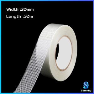Serenity เทปไฟเบอร์กลาส ทนต่อแรงดึง เทปใยแก้ว ปิดผนึกบรรจุภัณฑ์ให้คงที่ Glass fiber tape