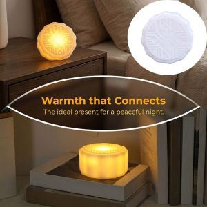 BRISA Luxury Mooncake Night Light Creative-Shaped High-End Atmosphere High-End Night Light Festival Gift Night Light Mid-Autumn Festival Gift