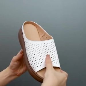 [JSJK]KORREAN WOMEN SANDALS  half slipers wedge sandals for women  #b77