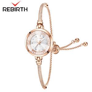 REBIRTH Jam Tangan Wantia Casual Elegan Mode Klasik Kuarsa Bulat Paduan Jam Cewek Kecil COD