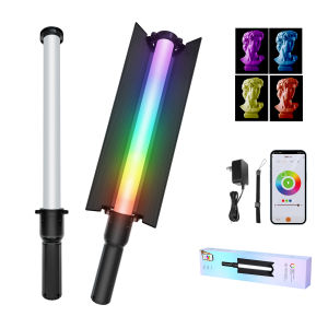 Fill light Stick RGB Mood Light Bluetooth APP Control LED Atmosphere Lamp Stick for DJ Lighting/Dance Club/Photo Studio/Party